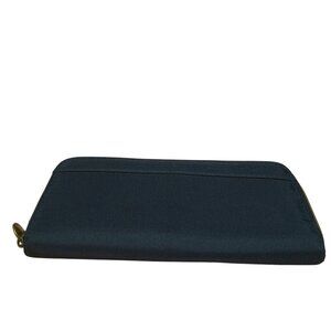 TRAVELON Women's Blue Zip Around Wallet RFID Blocking Travel Nylon 7.5x4”